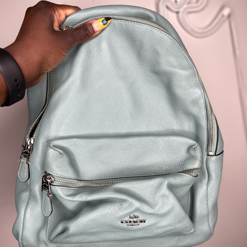 Blue Coach Backpack - Picture 7 of 7